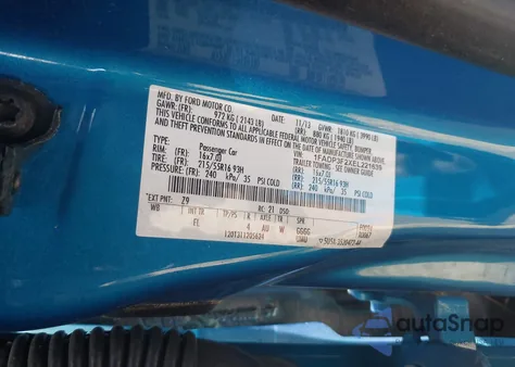 2014 Ford Focus Se from USA, damaged, VIN 1FADP3F2XEL221639